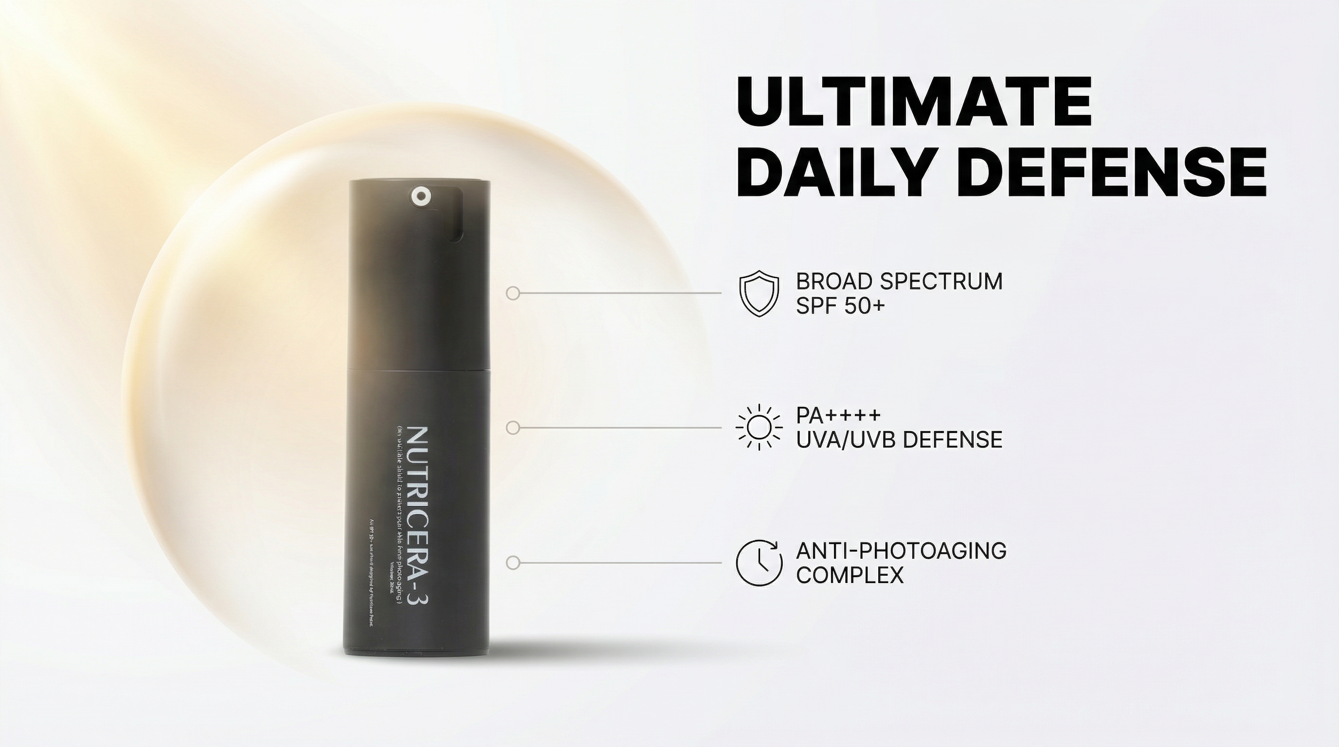 Nutricera-3 隱形光循防曬乳 SPF 50+ 4